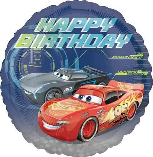 Disney's Cars 3 Happy Birthday Mylar Balloon, 18'' | 1ct