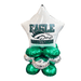 Star-shaped balloon with 'Eagle Mustangs' text and logo on a white background