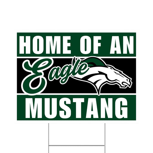 Eagle High School Spirit Yard Sign 24" x 18" | 1 ct