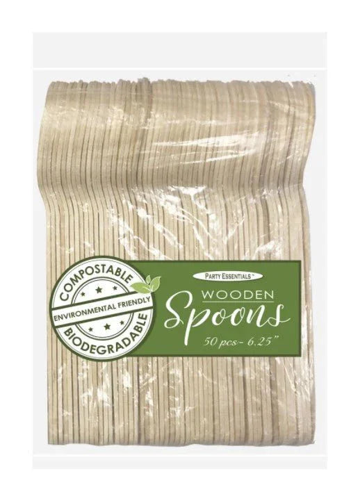 Eco Essentials Wooden Spoons | 50ct