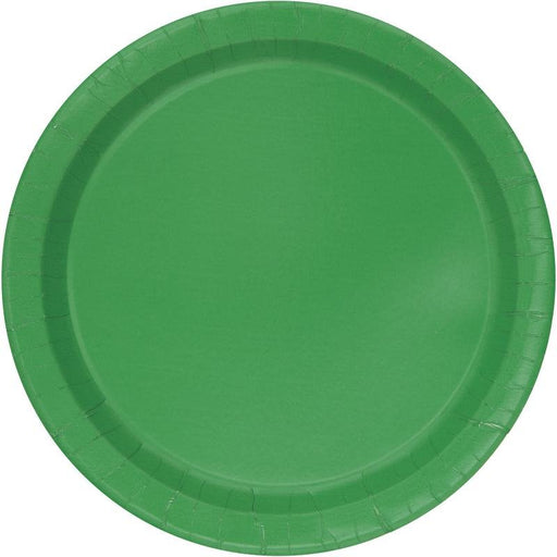 Emerald Green Paper Plates 10" | 50ct