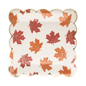 Falling Leaves 9" Paper Plate | 8ct