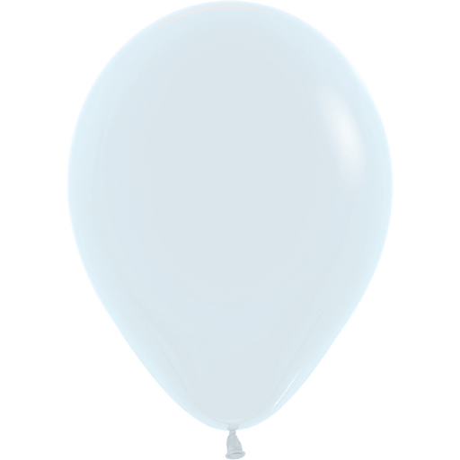 Fashion White Latex Balloon w/ Helium & Hi-Float, 11" | 1 ct