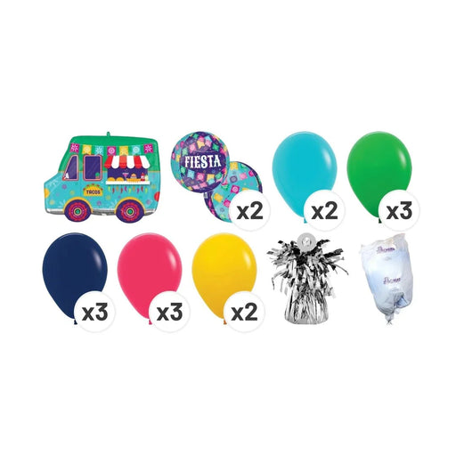 Fiesta Time Taco Truck Balloon Bouquet
