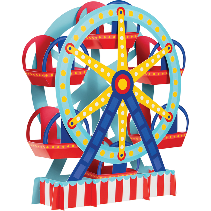 Carnival Ferris Wheel Centerpiece 12"x 15" | 1 ct