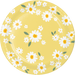 A 9-Inch Sweet Daisy Paper Plate. Comes in a pack of 8.