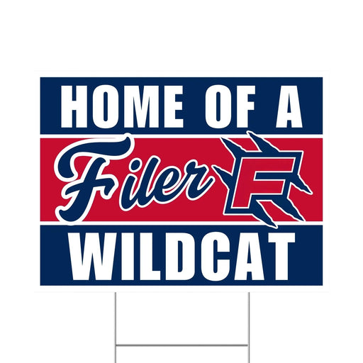 Filer High School Spirit Yard Sign 24" x 18" | 1 ct