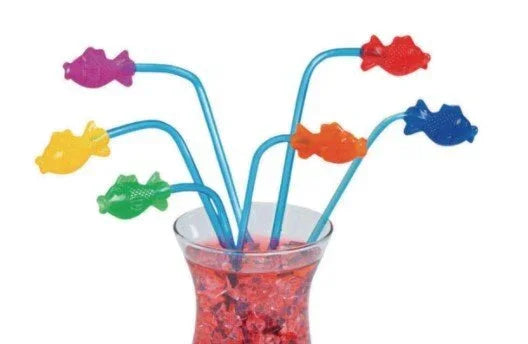 Plastic Fish Straws | 12ct - Zurchers