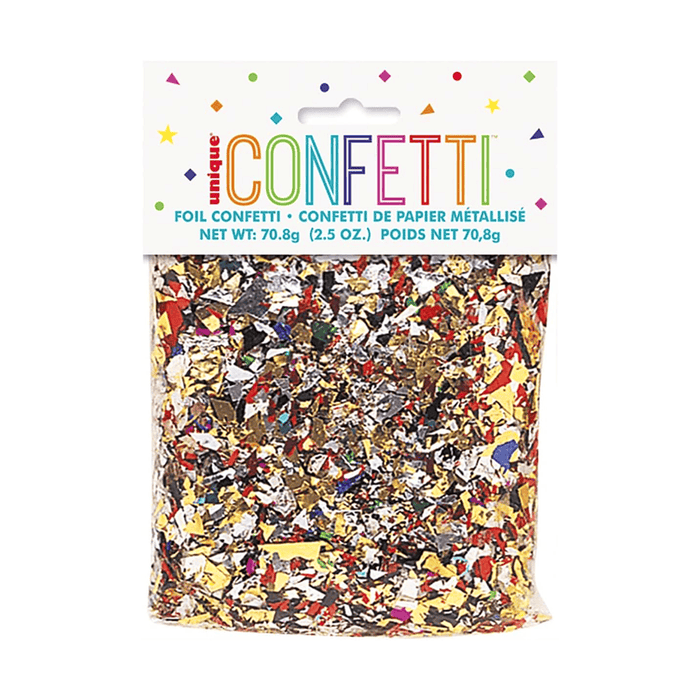 2.5oz Foil Confetti - Party Supplies