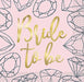 16ct Beverage Napkins Foil  Bride to Be Pink Diamond - Party Supplies