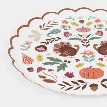 Folk Fall Side Plates | 1ct
