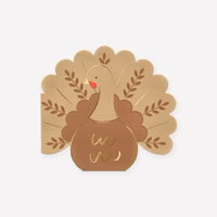 Folk Turkey Napkins | 1ct