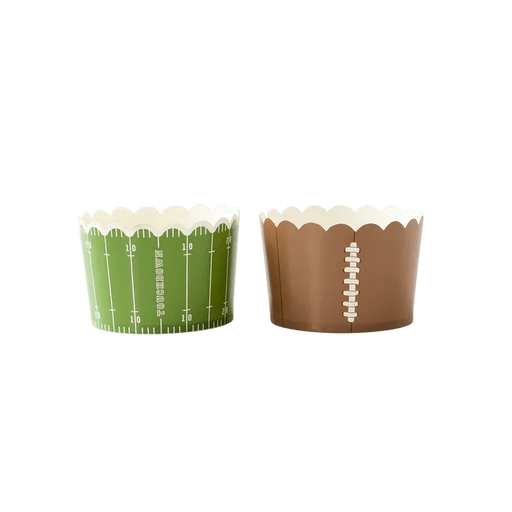 Football Jumbo Baking/Food Cups 8oz | 40ct