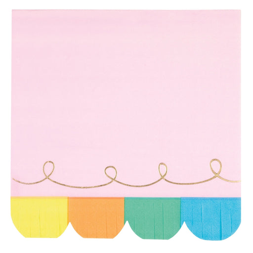 Fringe Rainbow Birthday Sweet Lunch Napkins | 16ct