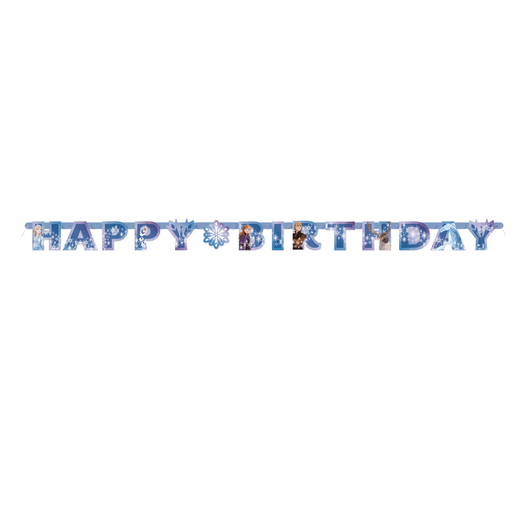 Frozen happy birthday banner 6' | 1ct