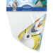 Disney Frozen package containing 8 white cone-shaped party hats featuring Olaf the snowman character with orange carrot nose and yellow scarf details.