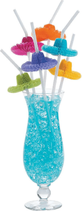 Fun Express - Sombrero Tissue Straws