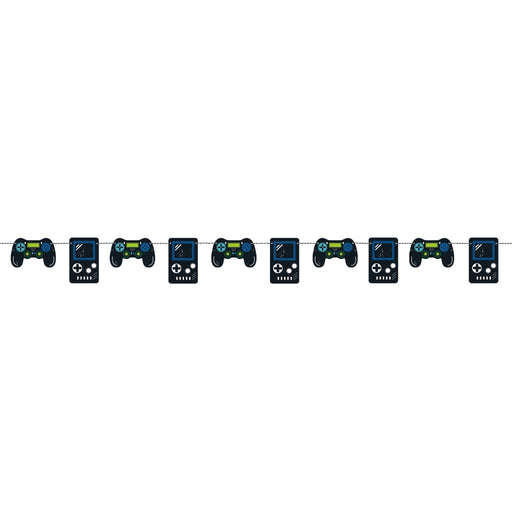 Gamer Birthday Garland 7ft | 1ct