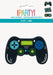 3ct Jumbo Sticker Gamer Birthday