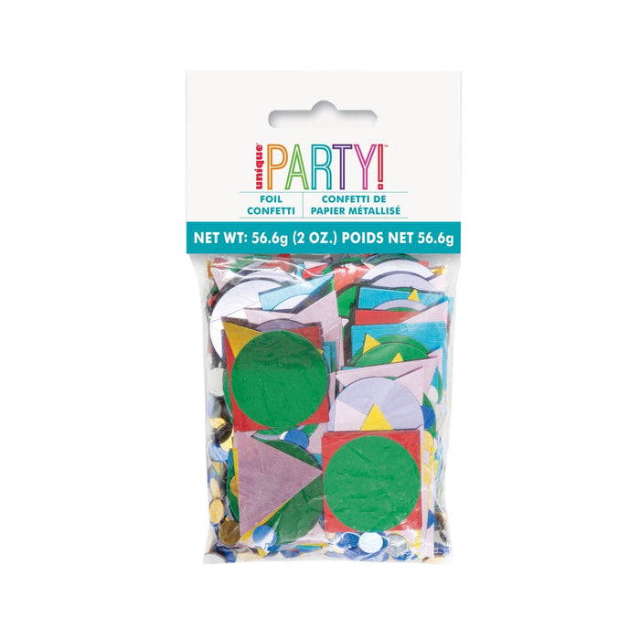 2oz Geometric Shape Confetti - Party Supplies