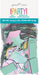 Unique Party brand foil confetti in pastel pink, mint green, and purple geometric shapes including stars and rectangles, 56.6g package.