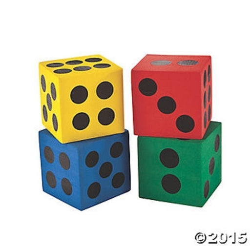 Giant Foam Dice | 12ct