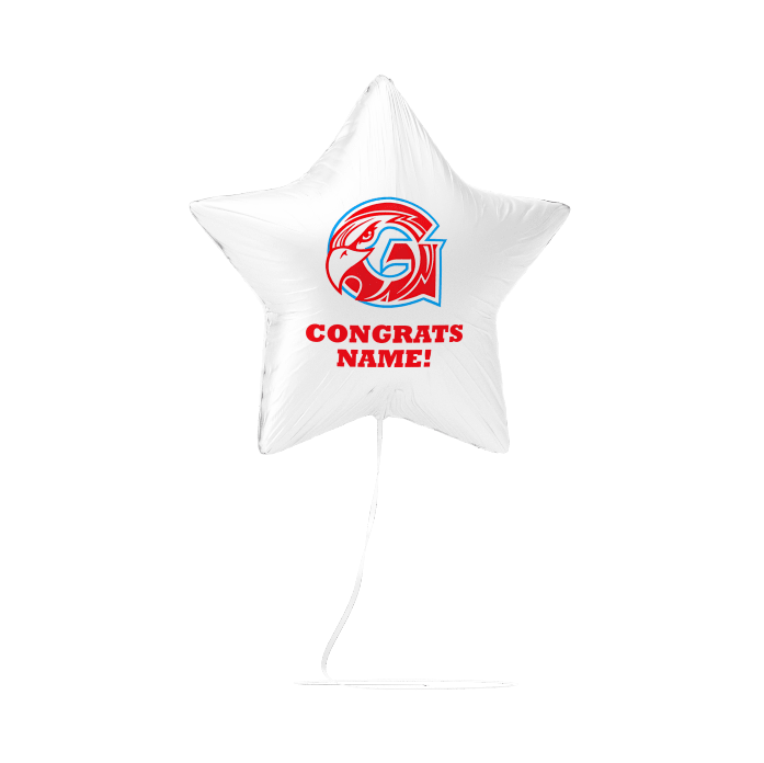 Glendale High School Custom Congrats Balloon 17" | 1ct (4ct Min) - Zurchers