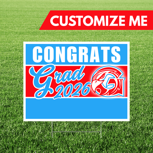 Glendale MO Custom Grad Yard Sign 18x24" | 1ct