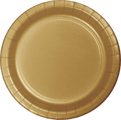 Glittering Gold Paper Plates 9" | 24ct