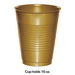Glittering Gold Premium 16oz Plastic Cups | 20ct - Zurchers