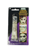 Glow In The Dark Cream Makeup in a white squeeze tube with black cap, 0.7 oz, displayed on purple and black packaging showing three Halloween costume application examples.