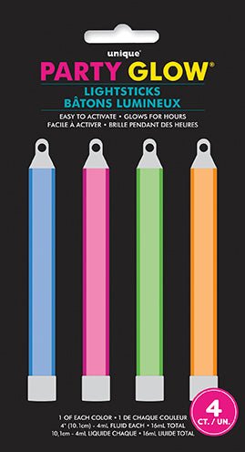 Glowstick Assorted 4in | 4ct