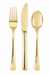 18ct Gold Cutlery Assorted - Party Supplies