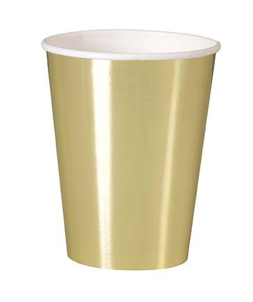 Gold Foil Cup 12oz | 8ct
