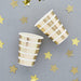 Gold Foil Striped Paper Cups | 8ct - Zurchers