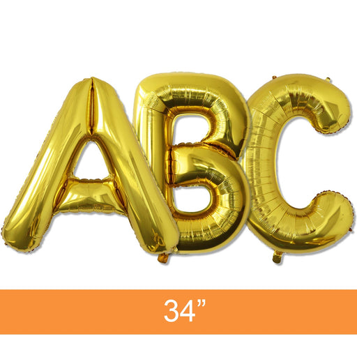 Gold Jumbo Metallic Balloon 34" | 1 ct