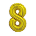 Gold Jumbo Number Balloons 34" - Zurchers