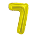 Gold Jumbo Number Balloons 34" - Zurchers