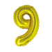 Gold Jumbo Number Balloons 34" - Zurchers