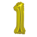 Gold Jumbo Number Balloons 34" - Zurchers