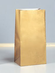 Gold Metallic Paper Bag | 10ct