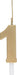 Gold Number 1 Sparkler Candle - Party Supplies