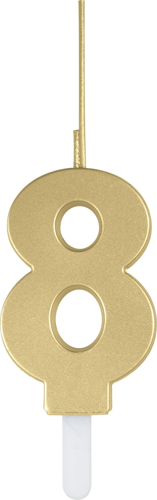 Gold Number 8 Sparkler Candle | 1ct