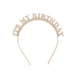 Gold Its My Birthday Glitter Headband | 1ct