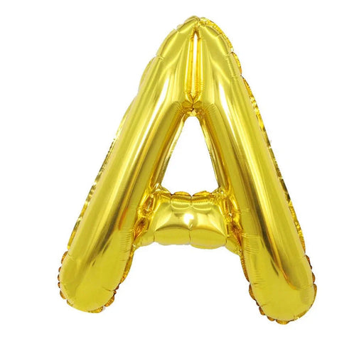 Air Filled Gold Mylar Letter Balloon, 16" | 1 ct
