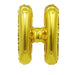 Air Filled Gold Mylar Letter Balloon, 16" | 1 ct - Zurchers