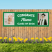 Grad in Color Congrats Custom Banner Name and 2 Photos 2'x 6' | 1 ct - Zurchers