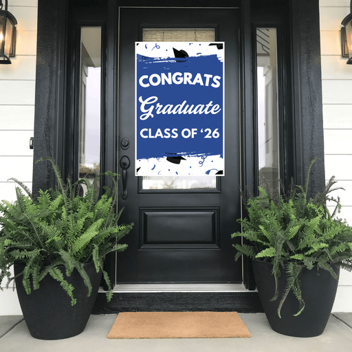 Grad In Color Congrats Graduate Door Banner 24"x36" | 1ct