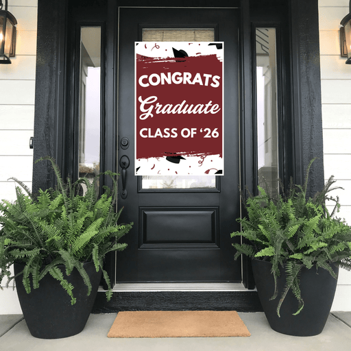 Grad In Color Congrats Graduate Door Banner 24"x36" | 1ct