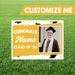 Grad In Color Custom Name & Image Yard Sign 24"x18" | 1ct - Zurchers